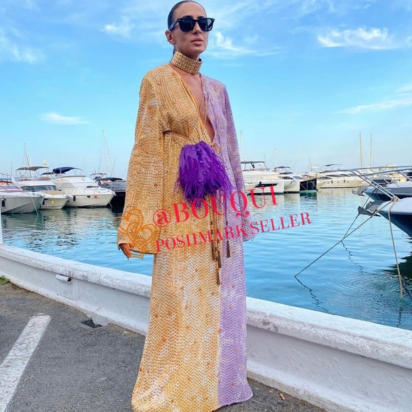 BLOGGERS FAV ZARA MULTICOLORED SEQUIN MIDI DRESS - Picture 8 of 16